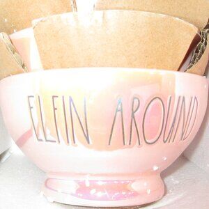 Brand new Rae Dunn 4pc ELFIN AROUND bowl set
